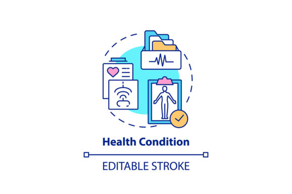 A Designer's Take: Stitching the Health Condition Concept Icon