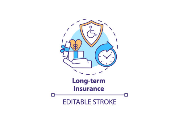 A Long-Term Insurance Icon for Thoughtful Embroidery