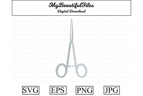 A Medical Clamp Clipart for Real-World Embroidery