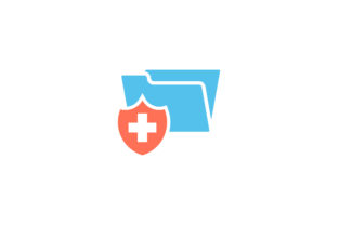 Evaluating Medical File Flat Icon Vector for Real Embroidery Work