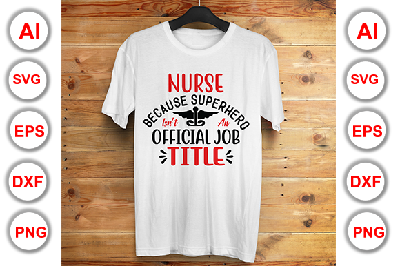 Evaluating Nurse Because Superhero Isn't an Official Job Title for Embroidery