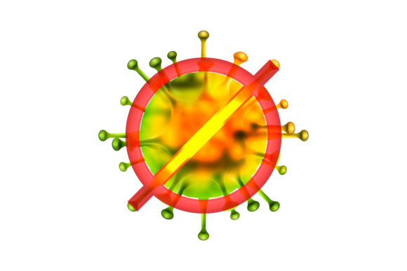Reviewing Sign Caution Coronavirus for Real Embroidery Projects